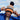 BB474R French Navy/Orange/White Model