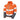 RS325F Fluorescent Orange/Grey Front