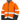 RS450 Fluorescent Orange/Black Front