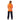 Supertouch Ladies Hi Vis Orange Jaya Birds Eye Polo