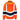 Supertouch Hi Vis Orange 2 Tone Puffer Jacket
