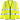 Supertouch Hi Vis Yellow Long Sleeved Zip Vest With ID Pocket