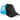 BB640 Black/Surf Blue Front