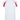 JC003B Arctic White/Fire Red Back