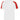 JC003 Arctic White/Fire Red Front