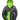 RS194F Black/Lime Green Front