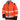 RS476 Fluorescent Orange/Black Front