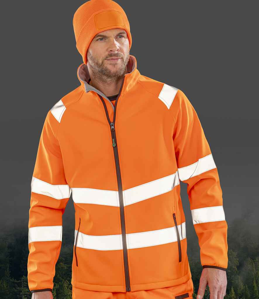 Good Safety Shell Result Genuine Recycled Printable Safety Soft Shell Jacket – LCS WORKWEAR