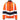 Supertouch Hi Vis Orange 2 Tone Puffer Jacket