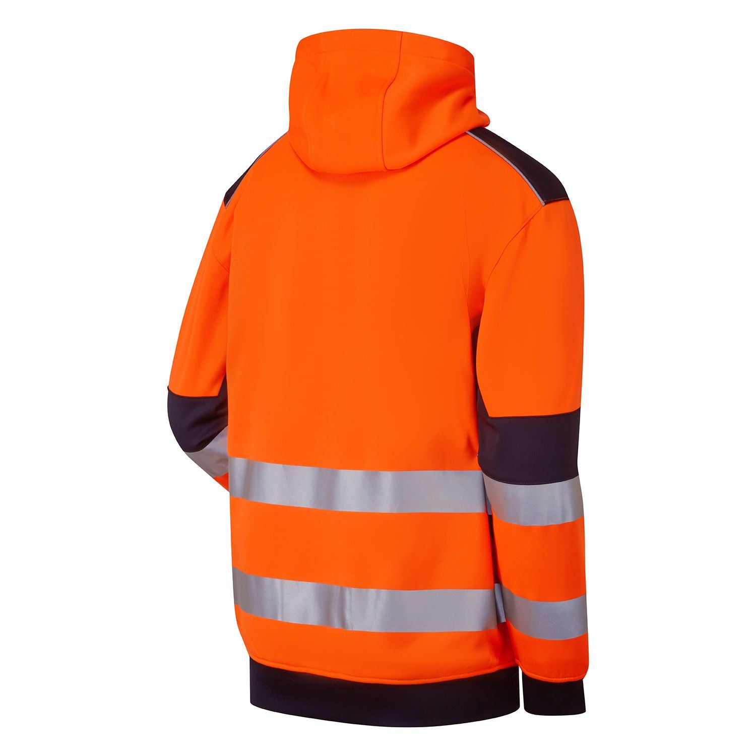 Supertouch Hi Vis Orange Hooded Sweatshirt Supertouch Hi Vis